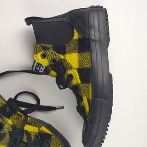 CONVERSE X WOOLRICH Ctas Chelsea Boots Yellow Black Check